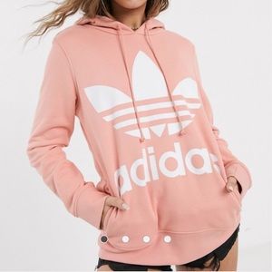 Adidas Pink Trefoil Hoodie